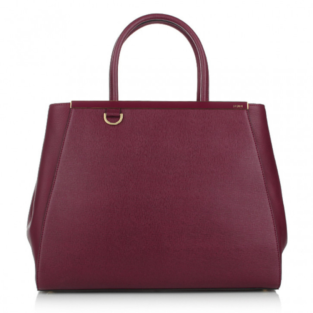 Fendi Bag NWT Scarlet Calfskin Leather Medium Bag - Picture 1 of 8